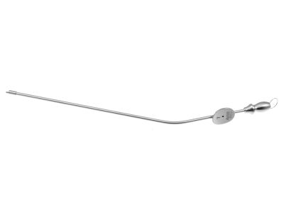 Merz suction tube, 8'',7 French, angled shaft, straight atraumatic tip, working length 125mm