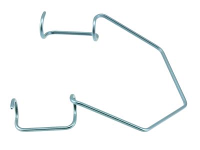 D&K Kratz-Barraquer lid speculum, adult size, 14.5mm open wire blades, nasal approach, titanium