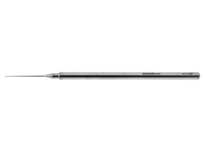 Kuglen iris hook & lens manipulator, 4 5/8'',straight shaft, push-pull model, flat handle
