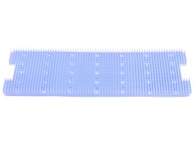 Replacement silicone finger mat, perforated for plastic scope trays, 6 1/2''W x 18''L