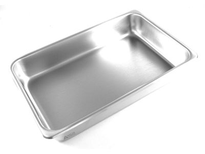 Instrument tray, 12 3/4''L x 10 3/8''W x 6''H, heavy weight, 20 gauge, non-perforated