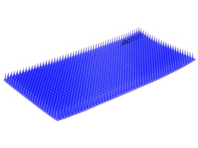 Replacement silicone finger mat, perforated for metal trays, 6''W x 13''L x 1/2''H