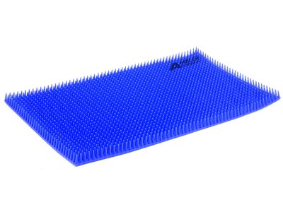 Replacement silicone finger mat, perforated for metal trays, 8''W x 14''L x 1/2''H