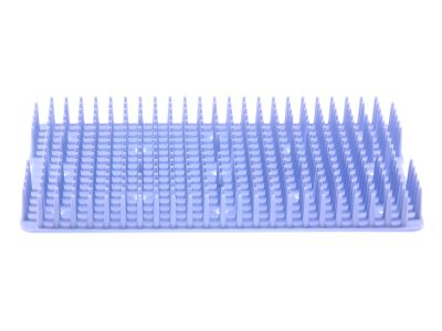 Replacement silicone finger mat, perforated for plastic trays, 4''W x 6 1/2''L