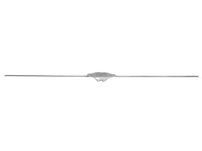 Bowman lacrimal probe, 5 7/8'',double-ended, size #3 and #4 blunt ends, malleable stainless steel
