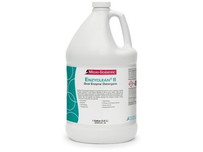 Enzyclean® II dual enzyme detergent, one gallon pour bottle, case of 4