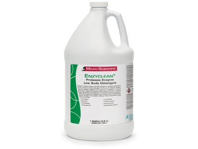 Enzyclean® low suds protease enzyme detergent, one gallon pour bottle, case of 4