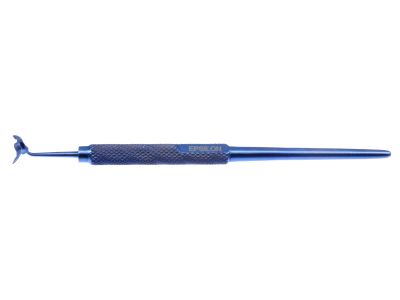Toric/LRI axis marker, 2 blades, round handle, titanium