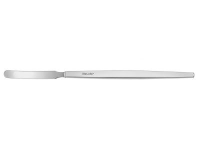 Bangerter spatula, 5 1/2'', lightly curved, 10.0mm wide blade, flat handle