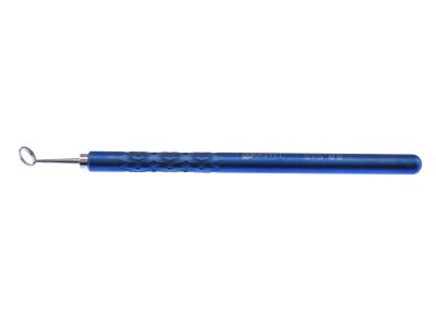 Mastel capsulorhexis optic zone marker, 4 3/4'', 5.75mm diameter, without cross hairs, Thornton titanium handle