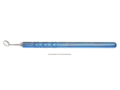 Mastel capsulorhexis optic zone marker, 4 3/4'', 6.25mm diameter, with cross hairs, Thornton titanium handle