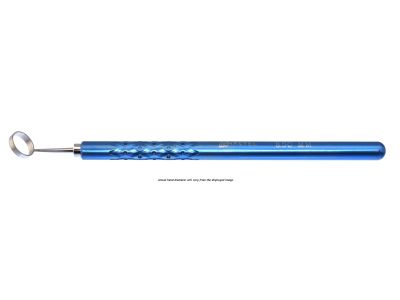 Mastel O'Gawa DSAEK optic zone marker, 4 3/4'', 8.0mm diameter, without cross hairs, Thornton titanium handle