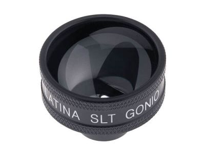 Ocular® Latina SLT gonio YAG laser lens, 130º FOV, 1.00x image mag., 1.00x laser spot mag., 14.6mm contact diameter, 24.0mm lens height, for selective laser trabeculoplasty