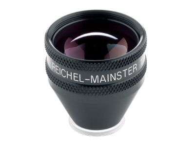 Ocular® Reichel-Mainster 1X retina argon/diode laser lens, 102º static FOV, 133º dynamic FOV, 0.95x image mag., 1.05x laser spot mag., 15.0mm contact diameter, no methylcellulose required