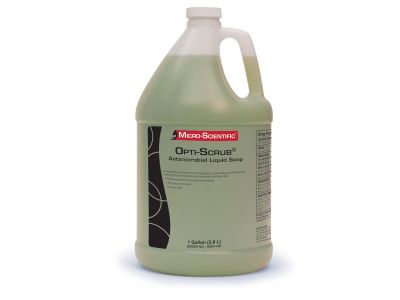 Opti-Scrub® liquid antimicrobial skin cleanser, 1 gallon pour bottle, case of 4