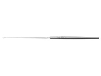 Gillies skin hook, 7'',large, 1 sharp prong, 5.0mm diameter, flat handle