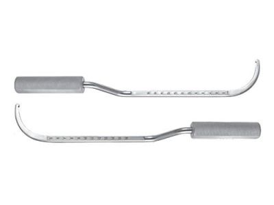 Agris-Dingman submammary dissector, 16'',set of 2 - left and right patterns, round handles