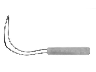 Biggs facelift (Rhytidectomy) retractor, 8'', 51.0mm wide blade, round handle