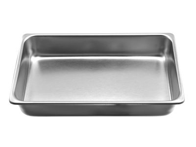 Mayo tray, 12 1/4''L x 7 3/4''W x 2 1/2''H, high sides, non-perforated bottom