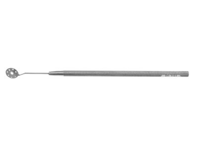 Barraquer lenticular spoon, round handle