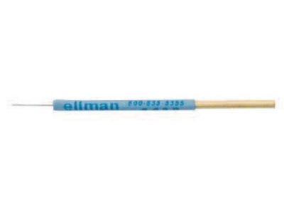 Needle electrode, 3/8'' length, regular wire, 1/16'' diameter shaft, straight, reusable, pack of 2