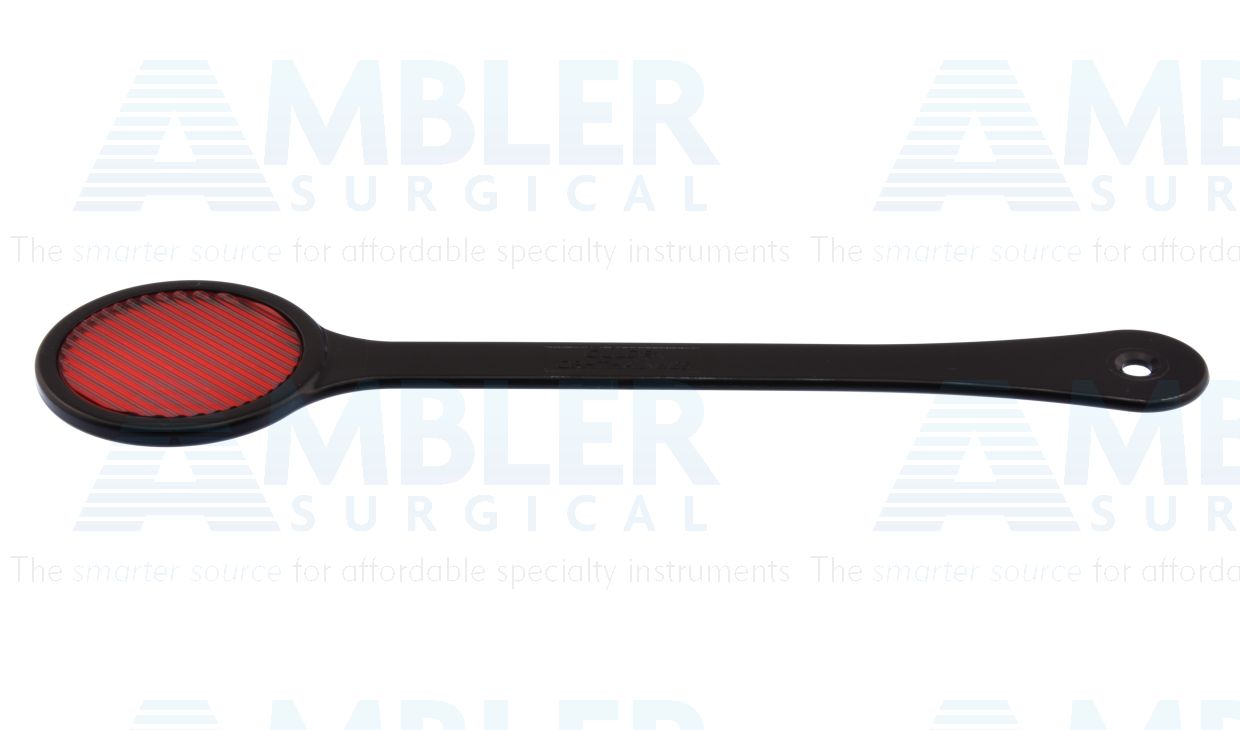 Maddox rod, long 25cm, black high-gloss ABS plastic handle
