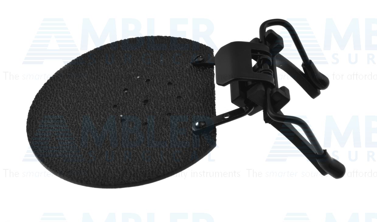 Multi-pinhole occulder, clip-on, lightweight high-gloss ABS plastic