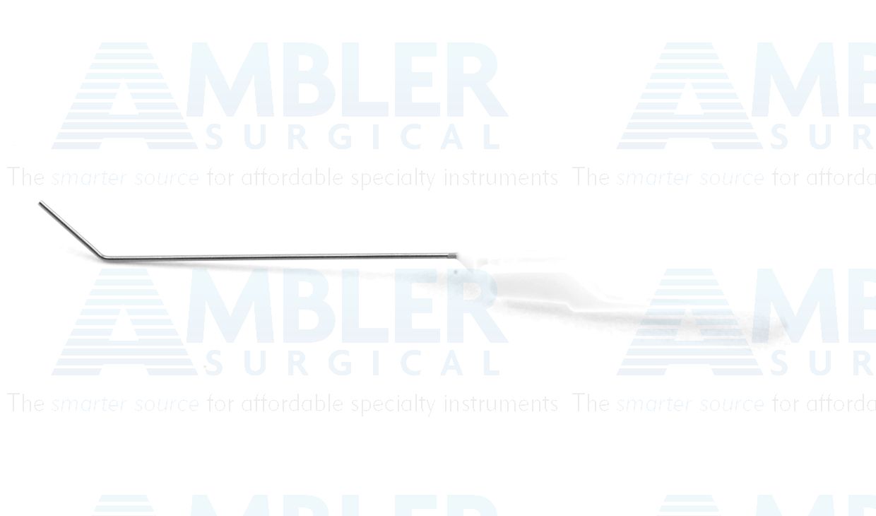 Anterior chamber rycroft cannula, 30 gauge x 4.0mm, angled tip, packaged individually, sterile, disposable, box of 10