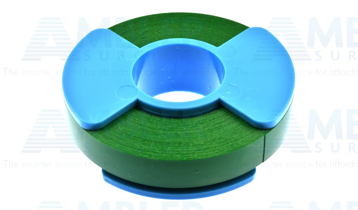 Identification roll tape, 1/4''x 300'',solid kelly green color, approved for autoclave and gas sterilization, 1 roll per box