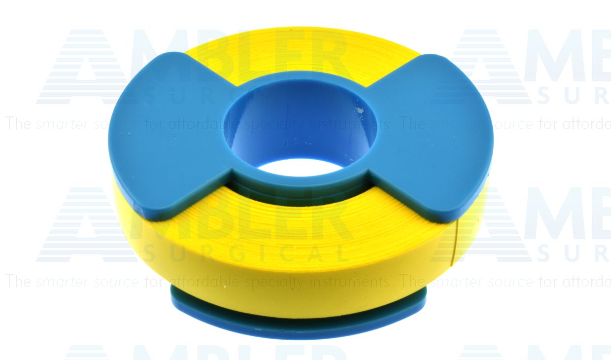 Identification roll tape, 1/4''x 300'',solid yellow color, approved for autoclave and gas sterilization, 1 roll per box