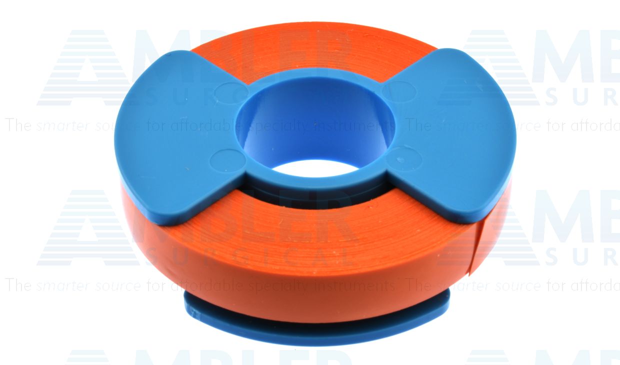 Identification roll tape, 1/4''x 300'',solid orange color, approved for autoclave and gas sterilization, 1 roll per box