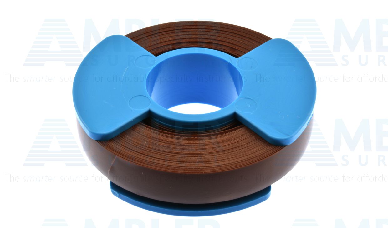 Identification roll tape, 1/4''x 300'',solid brown color, approved for autoclave and gas sterilization, 1 roll per box