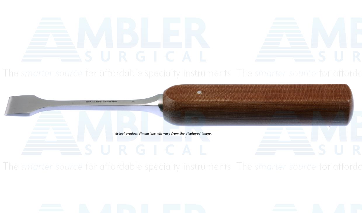 Lexer chisel, 8 5/8'',straight, 10.0mm wide, phenolic handle