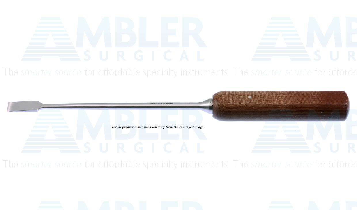 Lexer chisel, 11 3/4'',straight, 7.0mm wide, phenolic handle