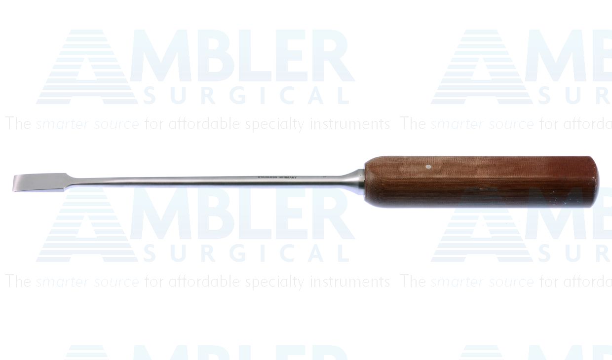 Lexer chisel, 11 3/4'',straight, 12.0mm wide, phenolic handle