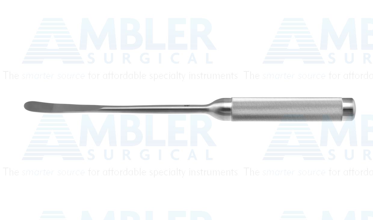 Cobb spinal elevator, 14'',16.0mm wide blade, round lightweight handle