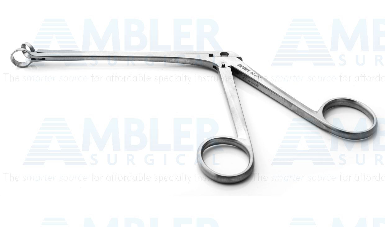 Hartman tonsil punch forceps, 7 3/8'',working length 110mm, size #2, round 9.0mm bite, ring handle