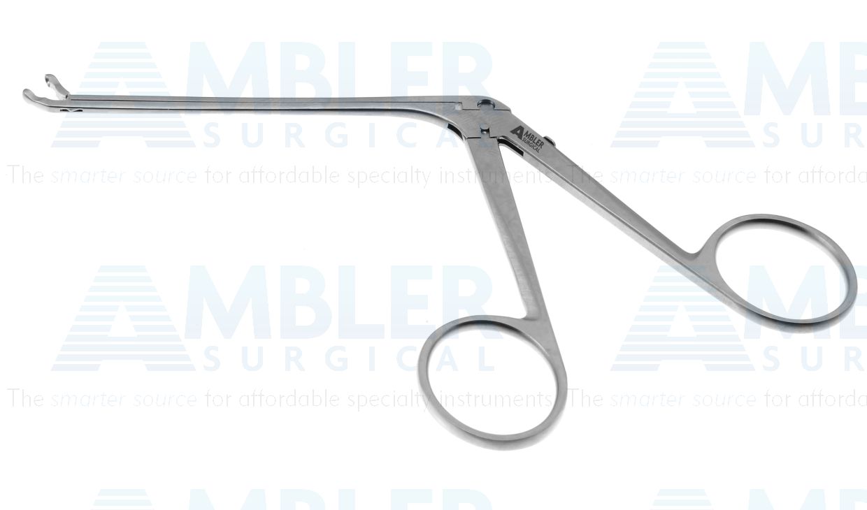 Hartman-Herzfeld ear forceps, 5 3/8'',working length 71.0mm, up biting, 2.0mm cup jaws, ring handle
