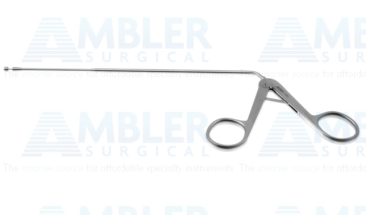 Stammberger circular cutting punch forceps, 8'',working length 163mm, straight, 3.5mm diameter bite, ring handle