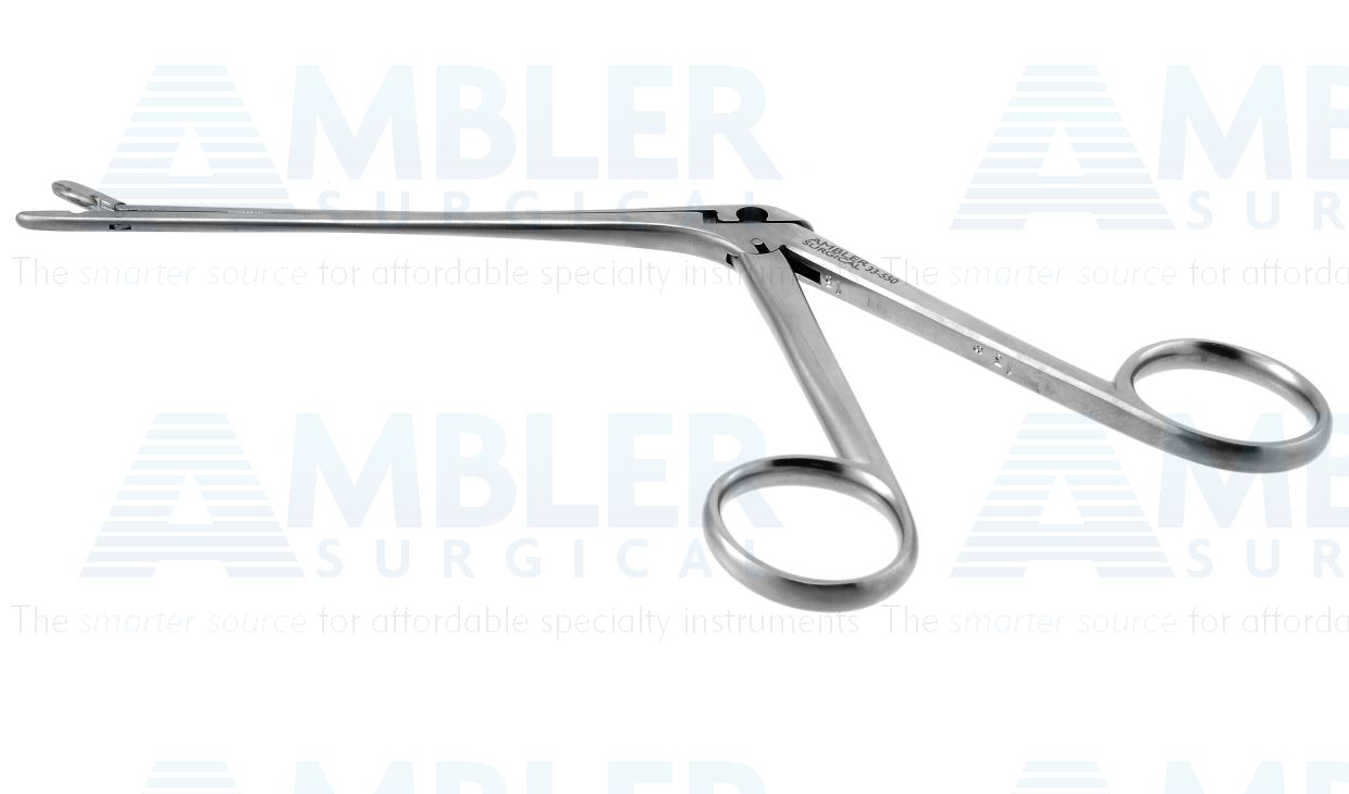 Takahashi nasal forceps, 6 7/8'',working length 110mm, straight, 2.5mm x 8.0mm oval jaws, ring handle