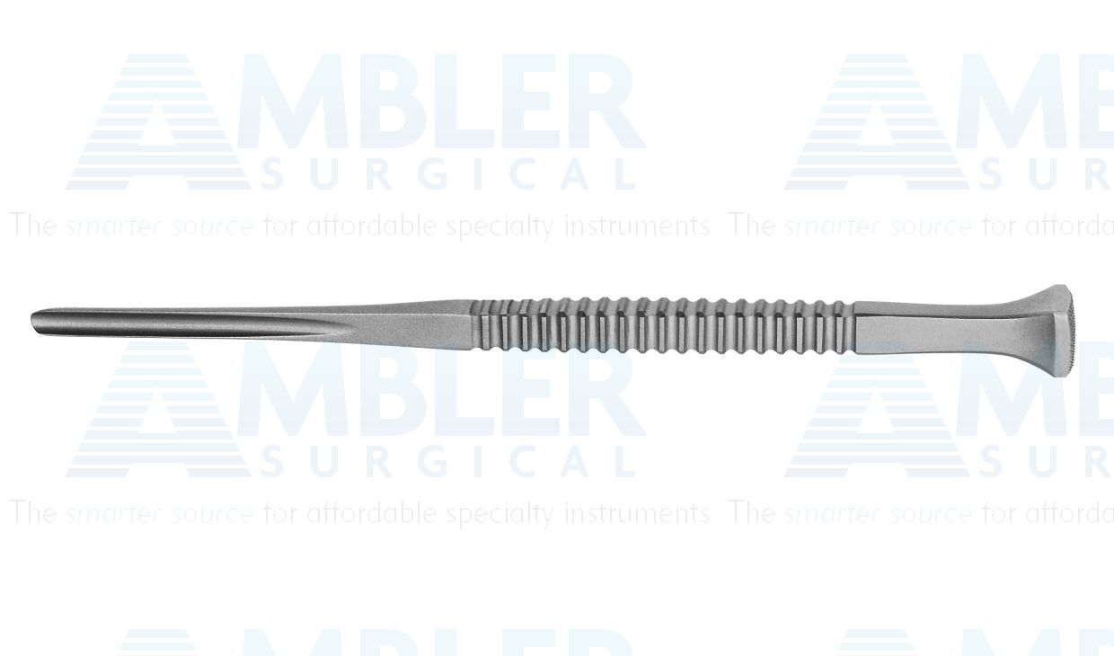 Read nasal gouge, 7'',straight, 5.0mm wide blade, flat handle