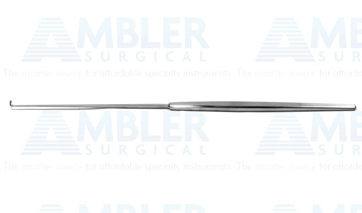 Cushing nerve hook, 11'',large, 6.0mm ball tip, flat handle