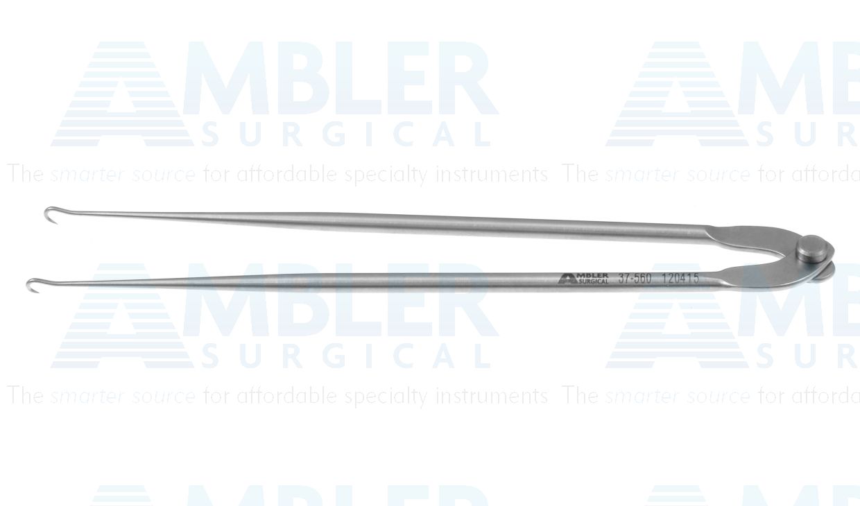 Penn (Humby) swivel hook, 5'',2 sharp prongs, adjustable spread, round handle