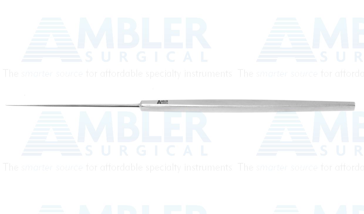 Shambaugh-Derlacki hook, 6 1/8'',straight shaft, angled 90º, 0.33mm extra fine tip, flat handle