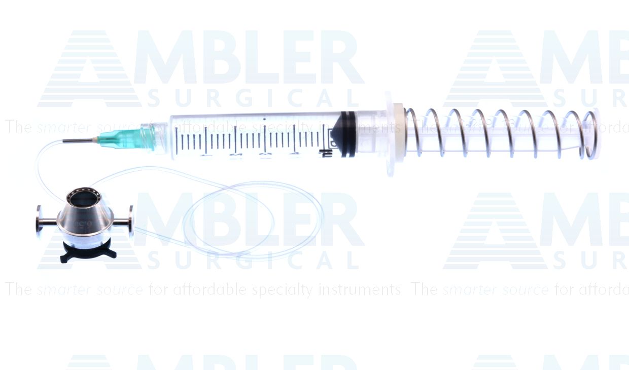 Advanced Radial Vacuum trephine punch, 6.50mm diameter, for recipient cornea, sterile, disposable, box of 1