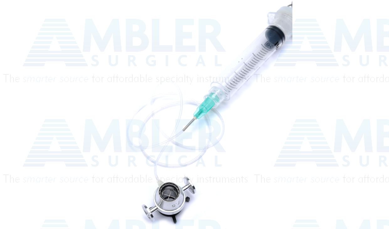 Advanced Radial Vacuum trephine punch, 7.25mm diameter, for recipient cornea, sterile, disposable, box of 1