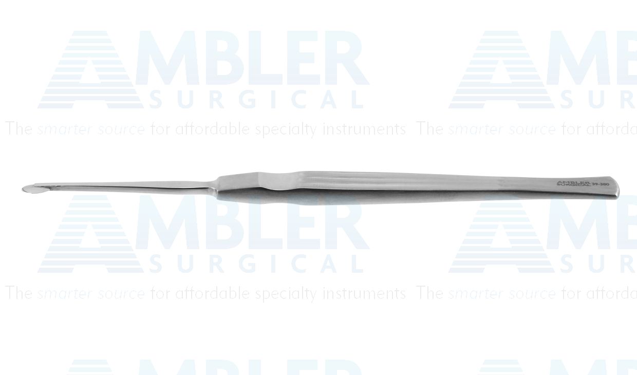 Freer septum ''D'' knife, 6 1/4'', 5.0mm x 7.7mm blade, flat handle