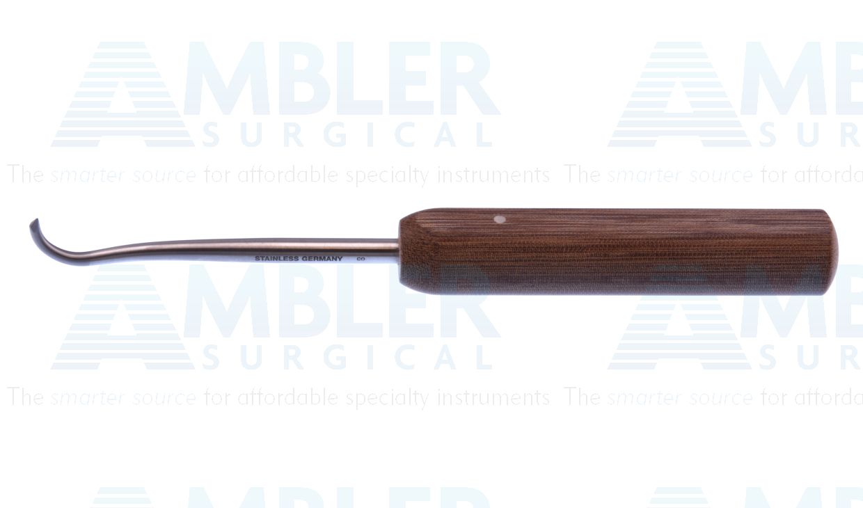 Shoulder penetrating awl, 7 1/4'',curved, phenolic handle
