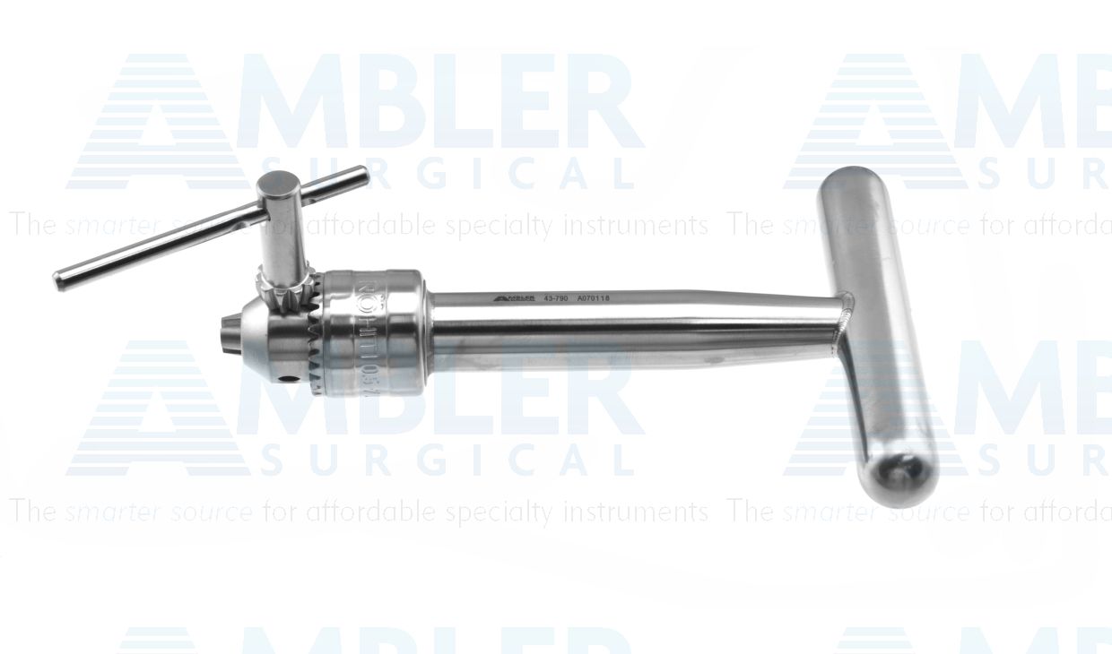 Steinmann Pin Chuck Fully Cannulated Includes Chuck Key Ambler Surgical