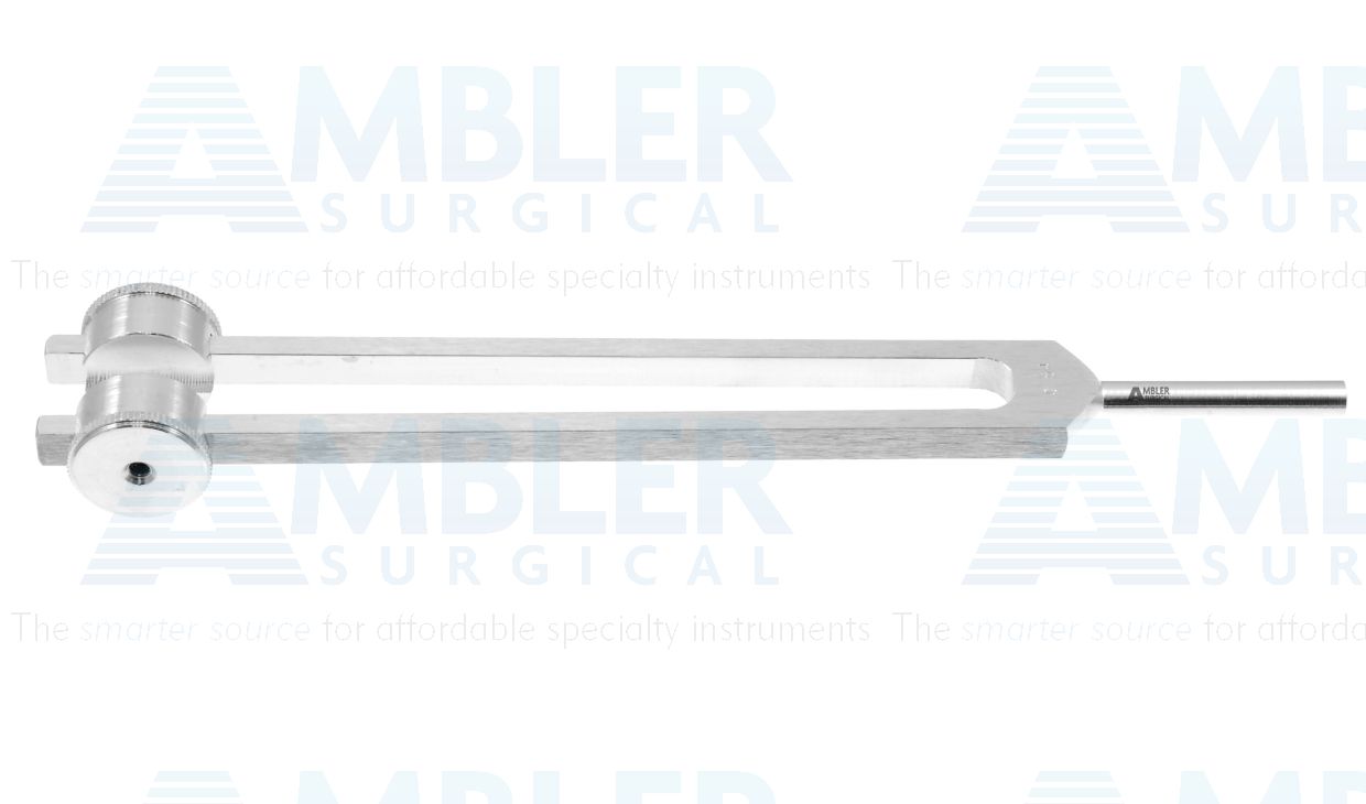 Tuning fork, C64, with weights, alluminum alloy